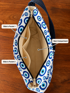 Shoulder Bag - Blue Evil Eye