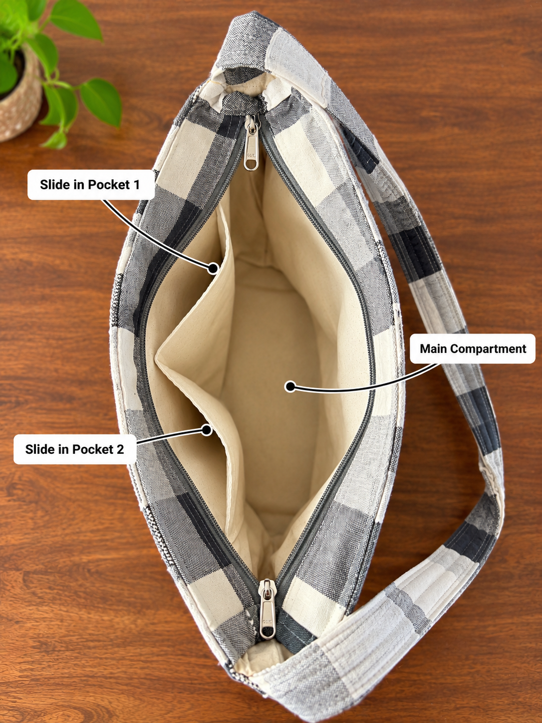 Shoulder Bag - Chess Checks
