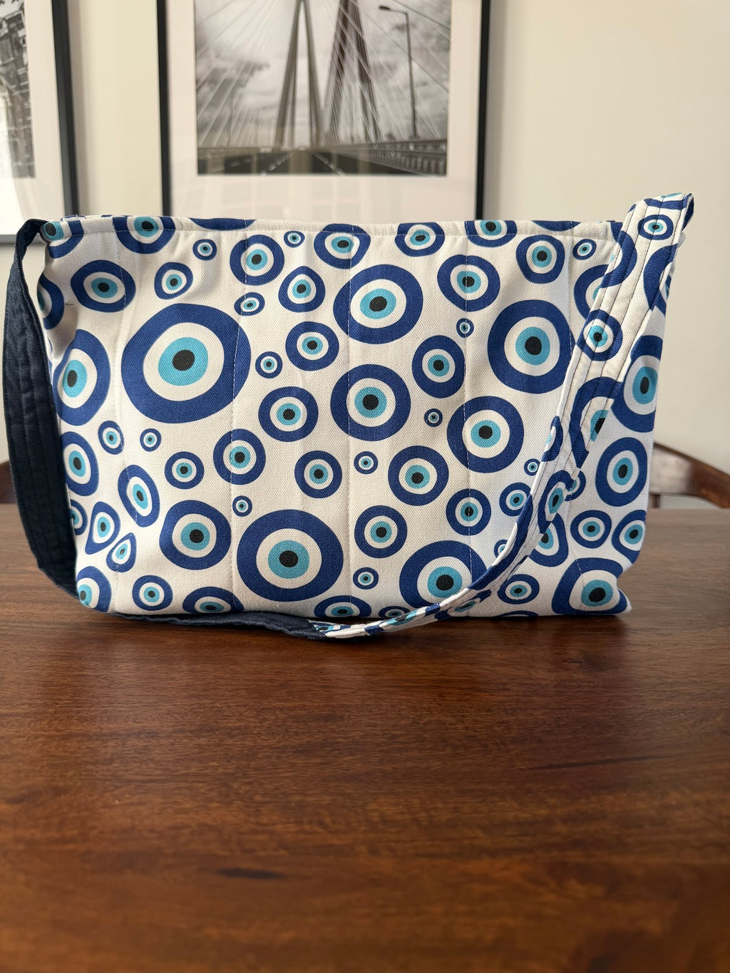Shoulder Bag - Blue Evil Eye