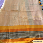 Soft Pink Handloom Cotton Saree