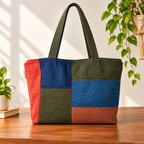Shoulder Bag - Denim Mosaic