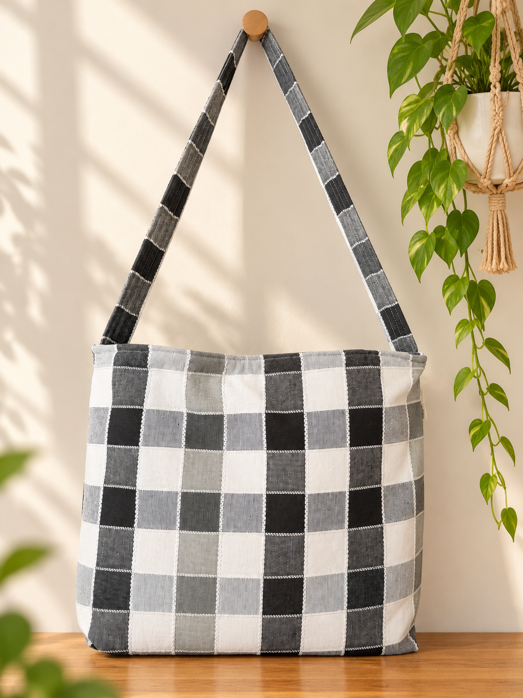 Shoulder Bag - Chess Checks