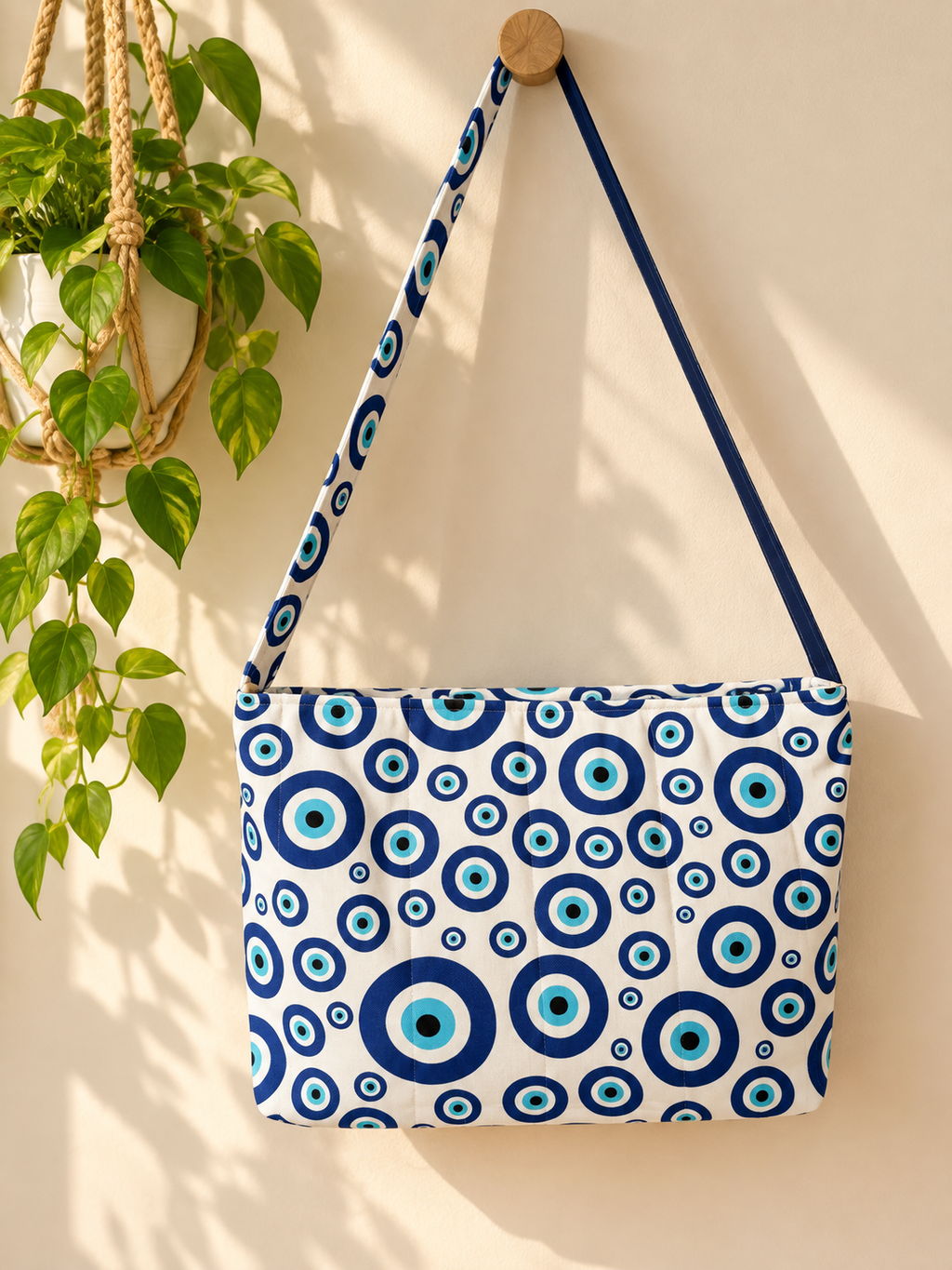Shoulder Bag - Blue Evil Eye