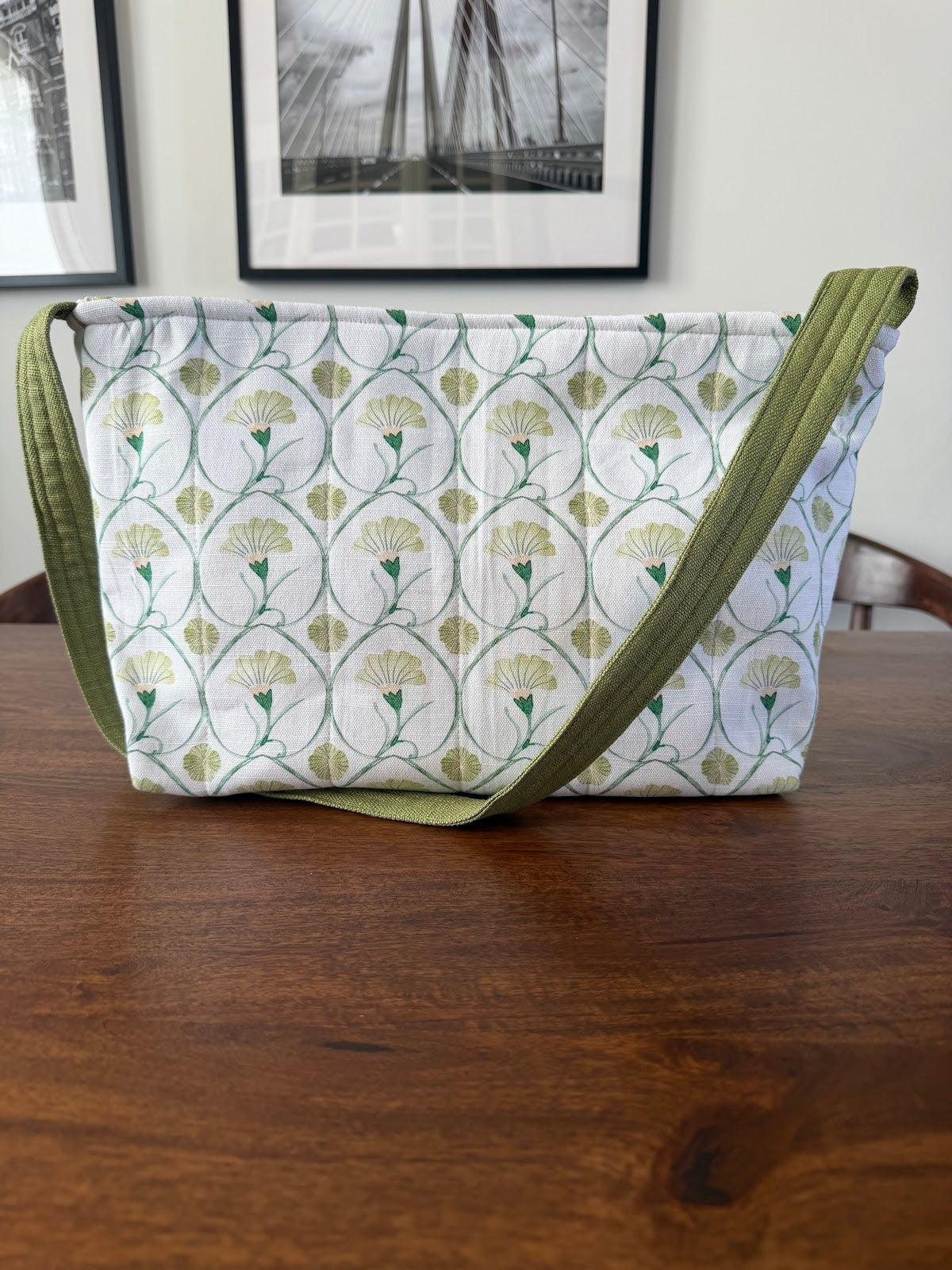 Shoulder Bag - Botanical Canvas