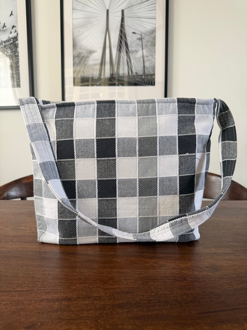 Shoulder Bag - Chess Checks