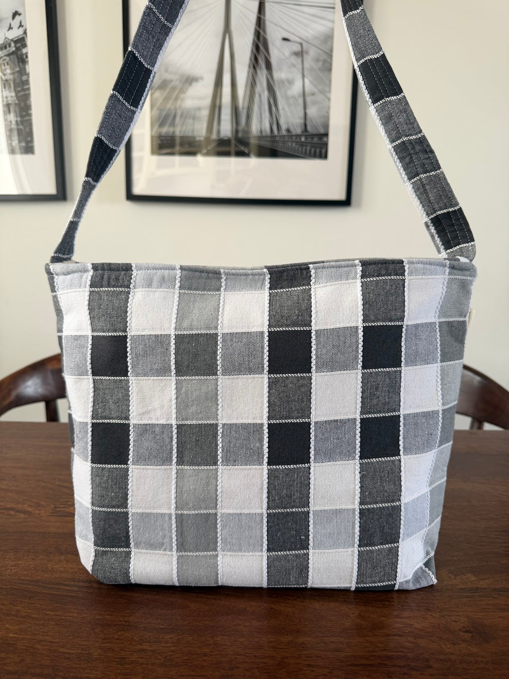 Shoulder Bag - Chess Checks
