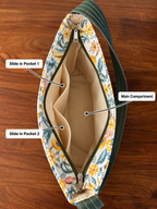 Shoulder Bag - Botanical Flowers