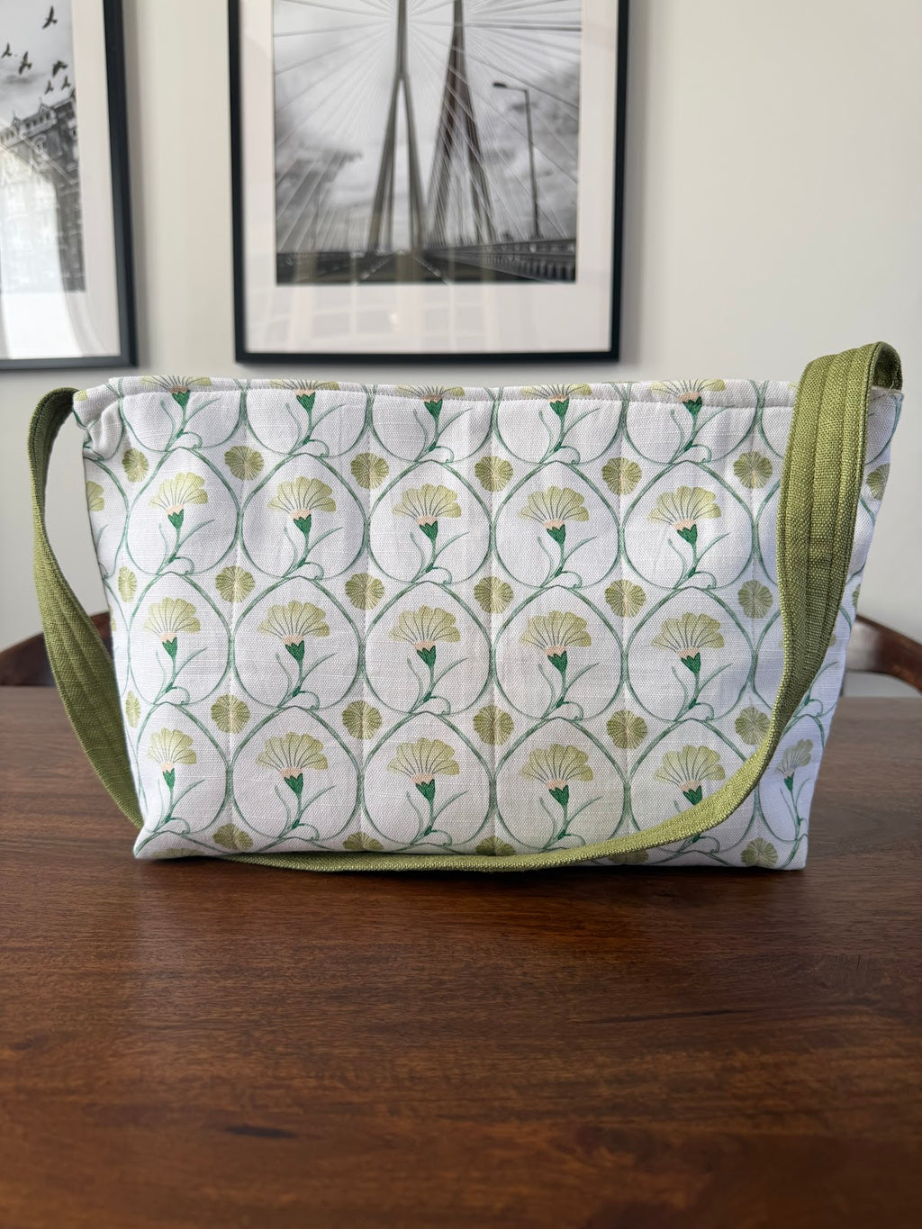 Shoulder Bag - Botanical Canvas