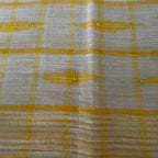 Ivory & Sunshine Yellow Handloom Cotton Saree