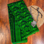 Black & Green Jamdani