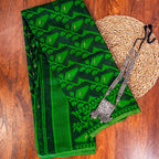 Black & Green Jamdani
