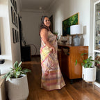 Candy Glow Tissue Organza Saree