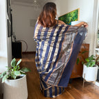 Midnight Gleam Semi Tissue Saree
