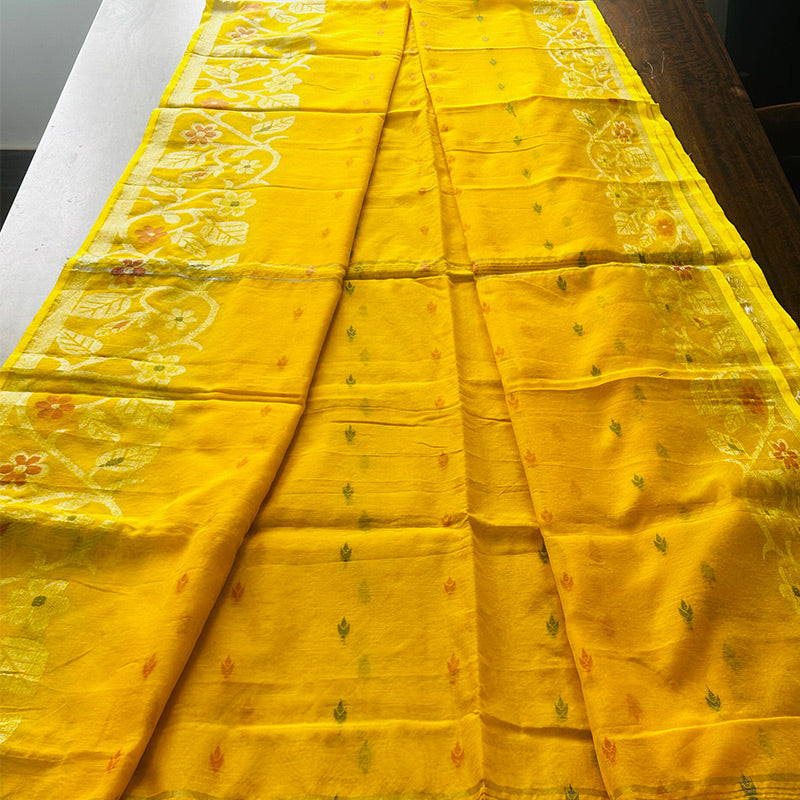 Ikshaa Fancy Silk Cotton Saree