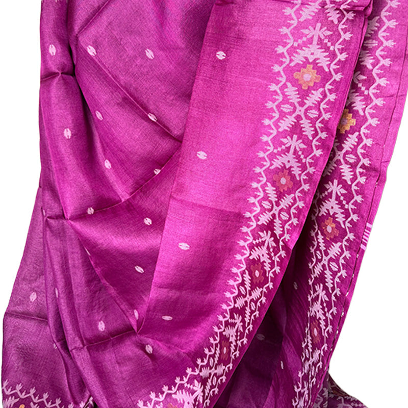Tussar Jamdani