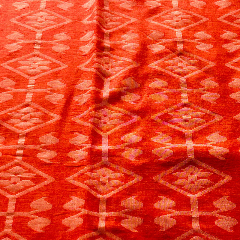 Orange Jamdani